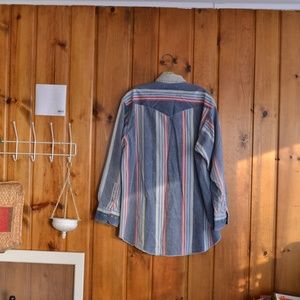 Vintage Wrangler Denim Shirt // XL
